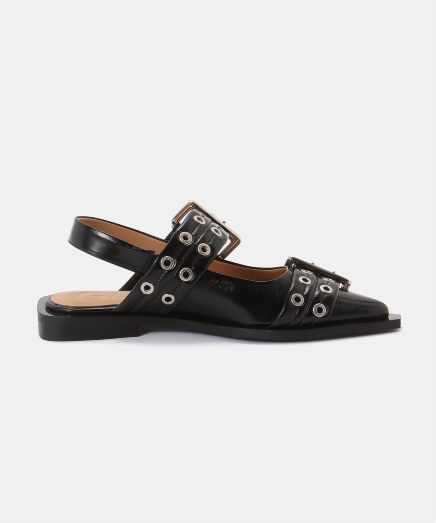 GANNI / ガニー Feminine Buckle Ballerina Naplack（サンダル）｜PULP