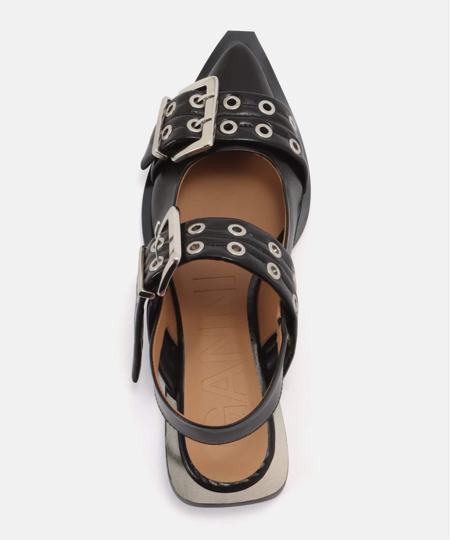 GANNI / ガニー Feminine Buckle Ballerina Naplack（サンダル）｜PULP
