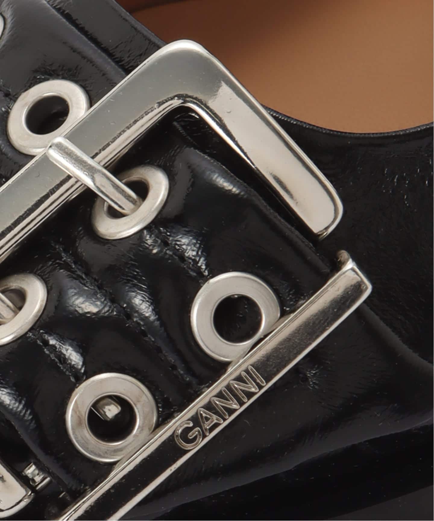GANNI / ガニー Feminine Buckle Ballerina Naplack（サンダル）｜PULP