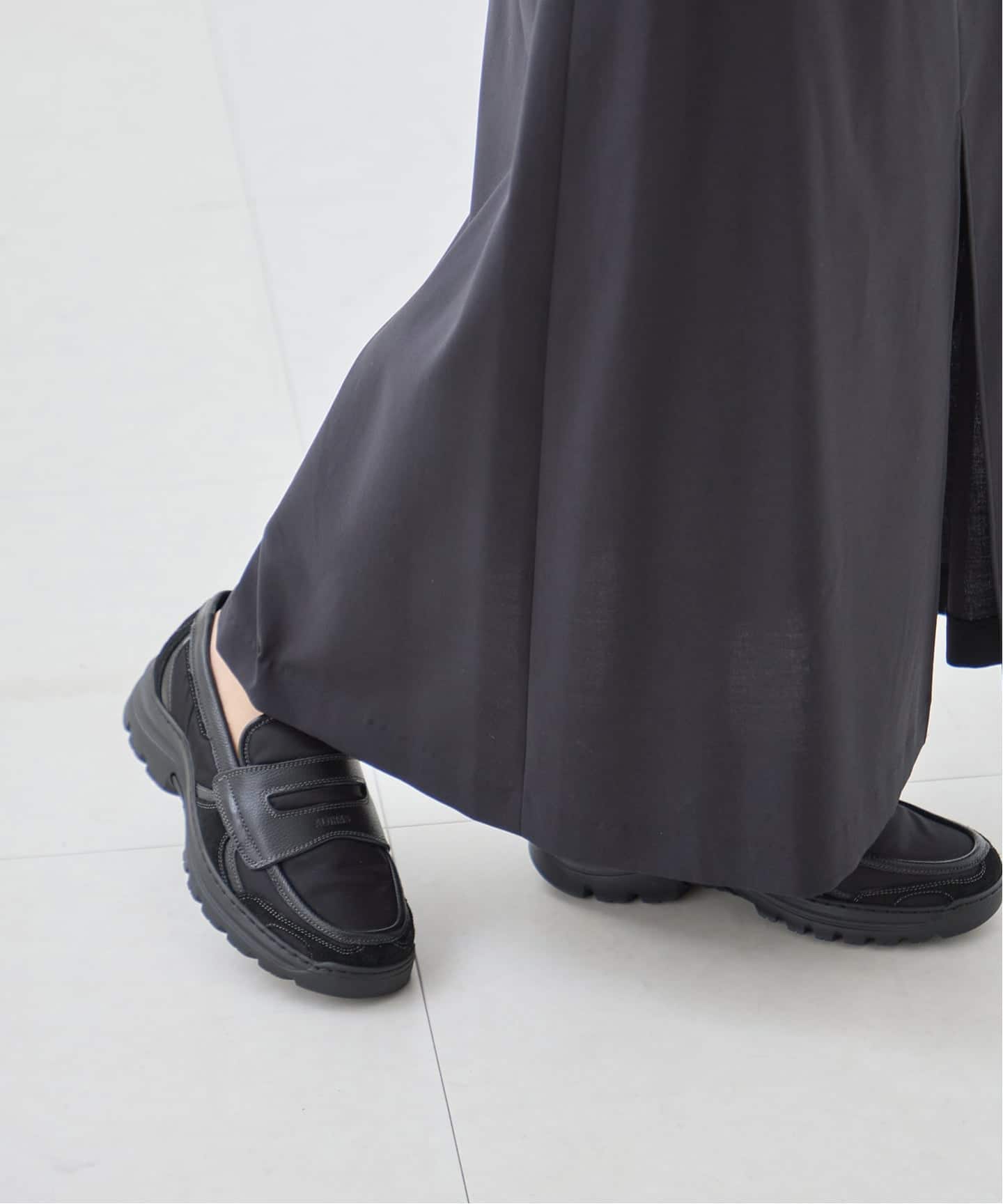 ALOHAS/アロハス Tb.60 Black Leather Sneakers ローファースニーカー