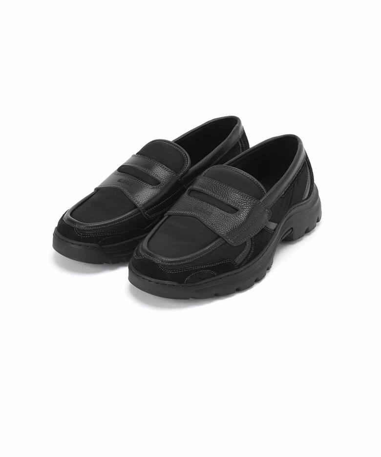 予約》ALOHAS/アロハス Tb.60 Black Leather Sneakers ローファー 