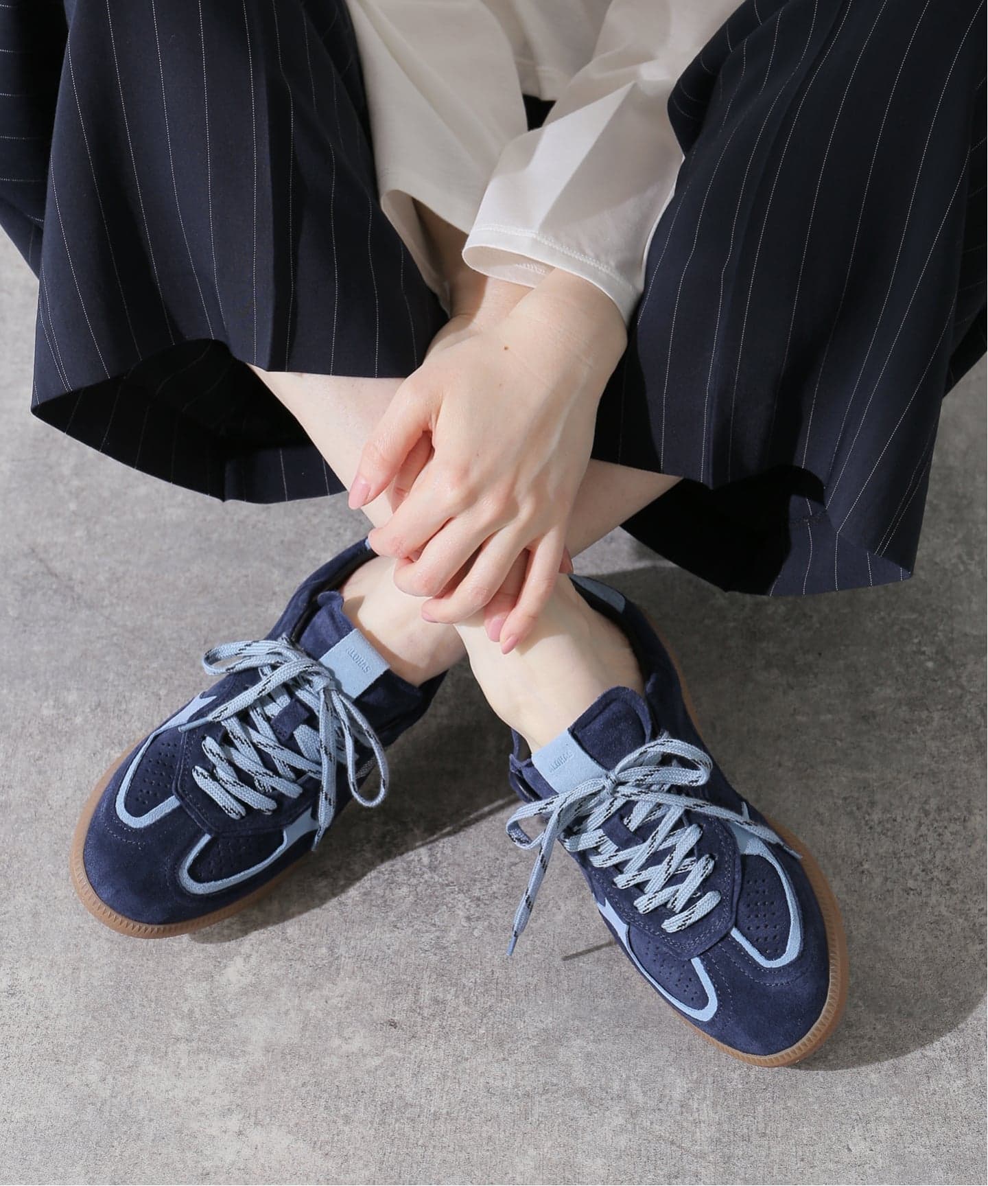 ALOHAS/アロハス】Tb.490 Rife Blue Tones Leather Sn：スニーカー