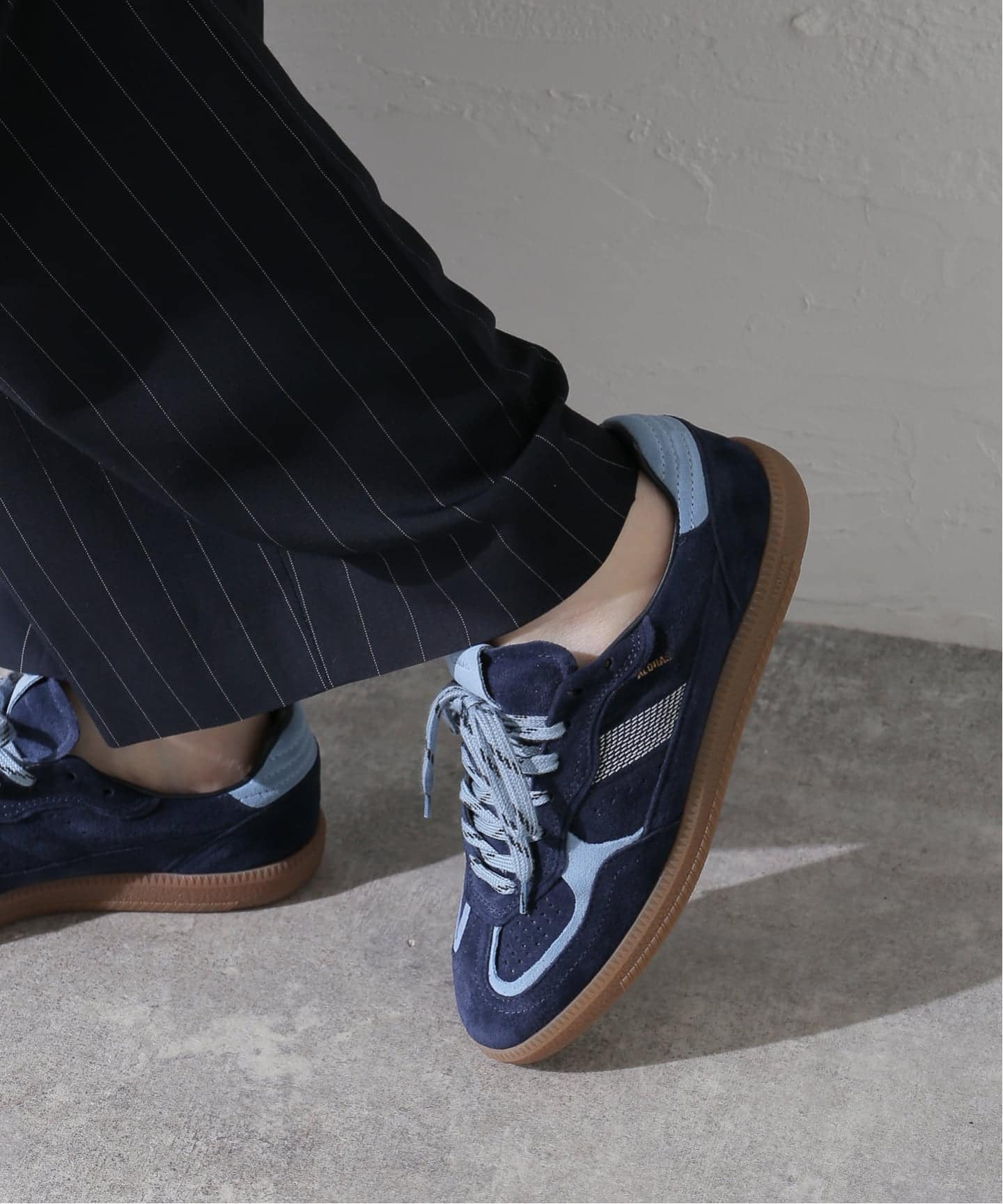 ALOHAS/アロハス】Tb.490 Rife Blue Tones Leather Sn：スニーカー