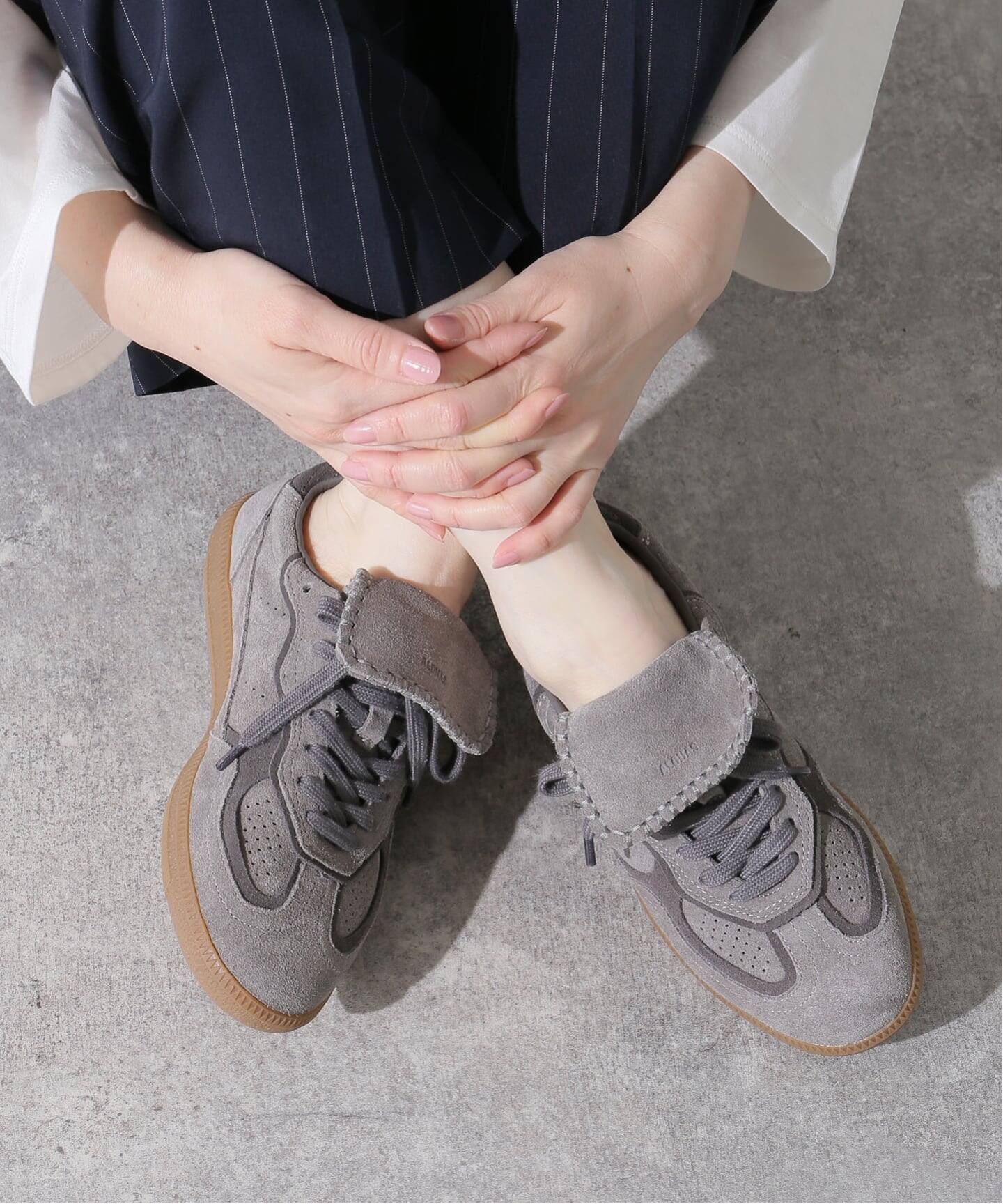 ALOHAS/アロハス】 Tb.490 Club Suede Dark Grey Leath：スニーカー