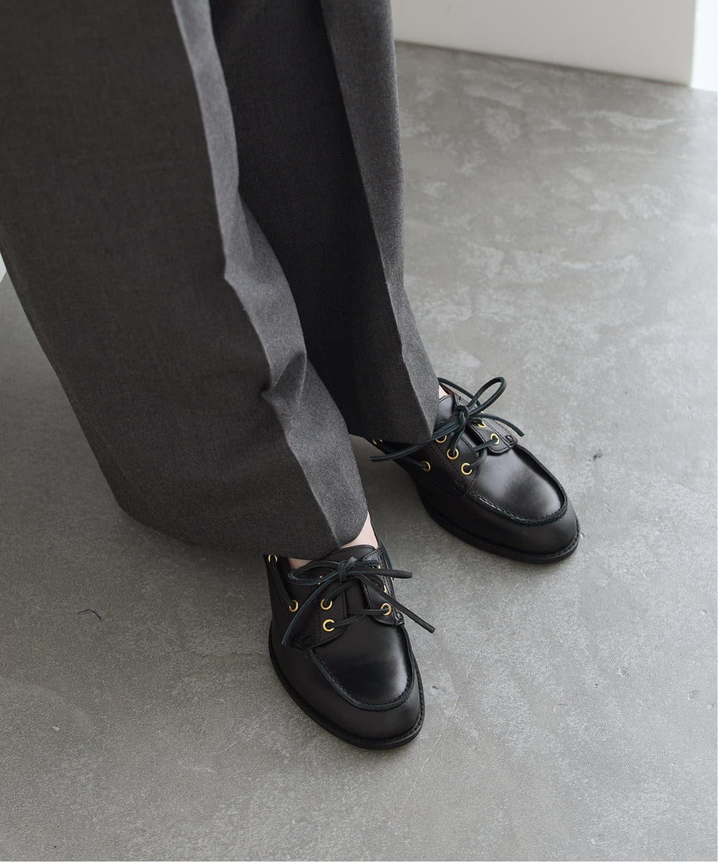 予約》JANE SMITH/ジェーンスミス 3 EYELET MOCCASIN MULE ミュール