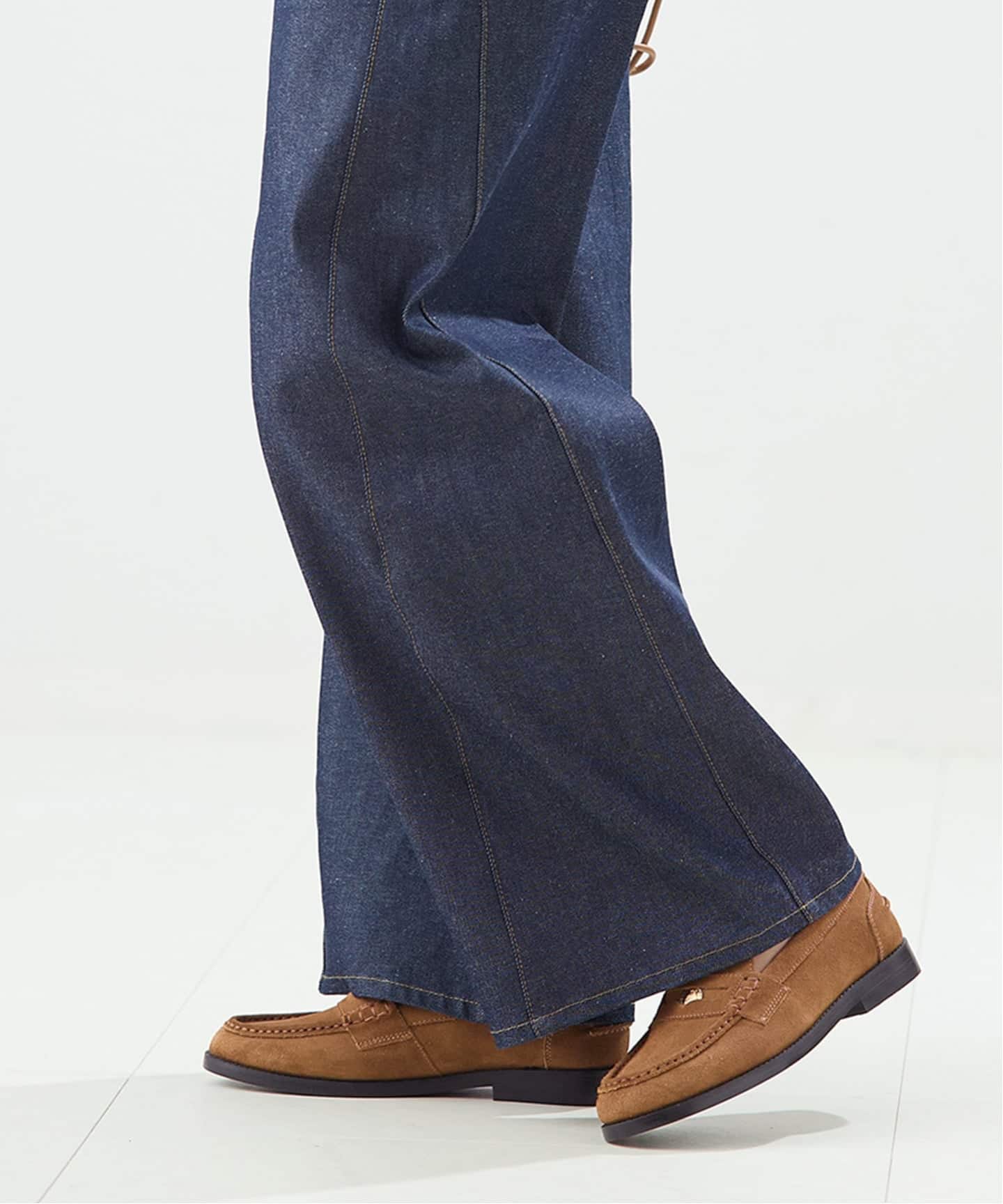 予約》 別注【CAMINANDO】スエード ALMOND TOE PENNY L：ローファー