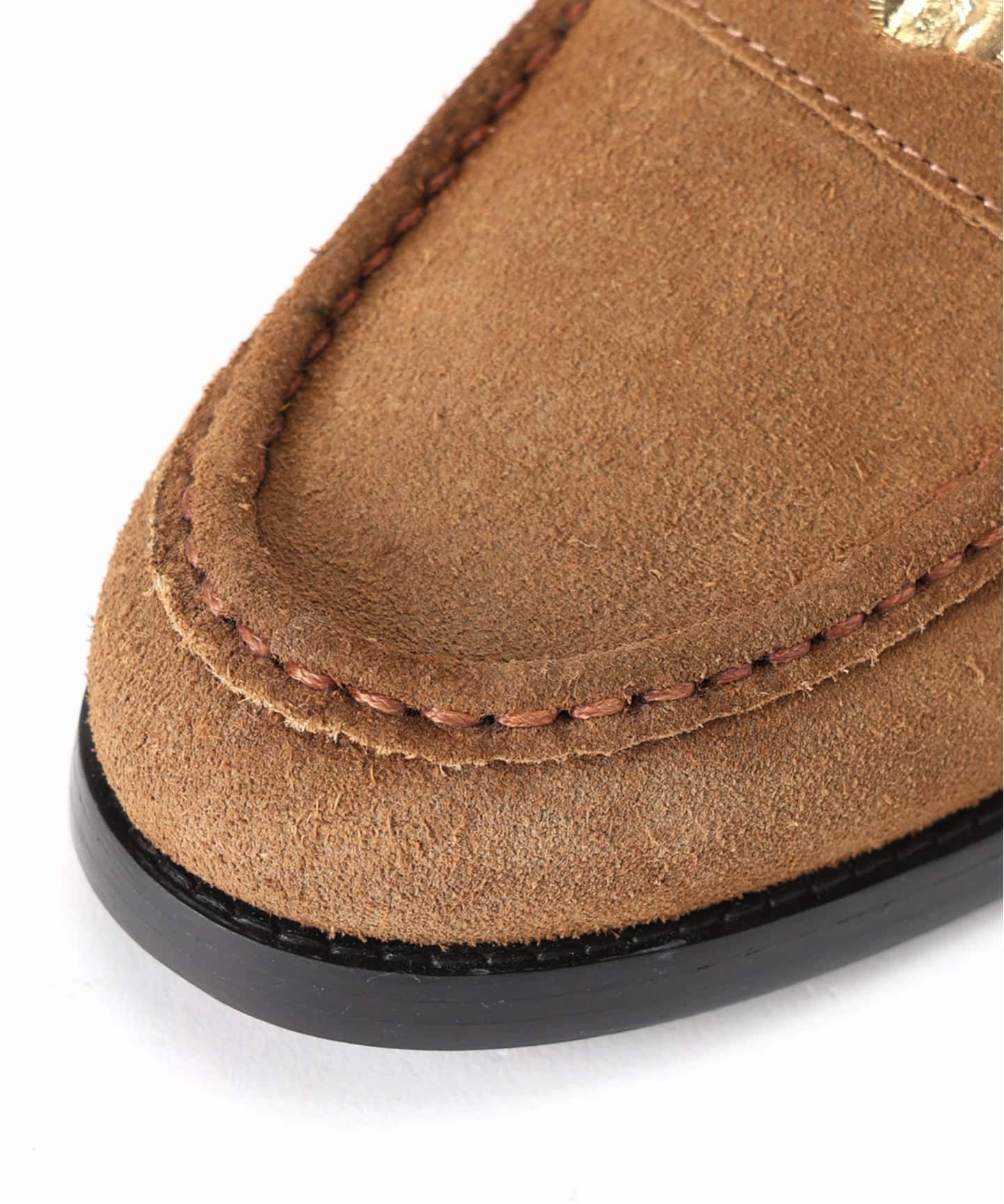 予約》 別注【CAMINANDO】スエード ALMOND TOE PENNY L：ローファー