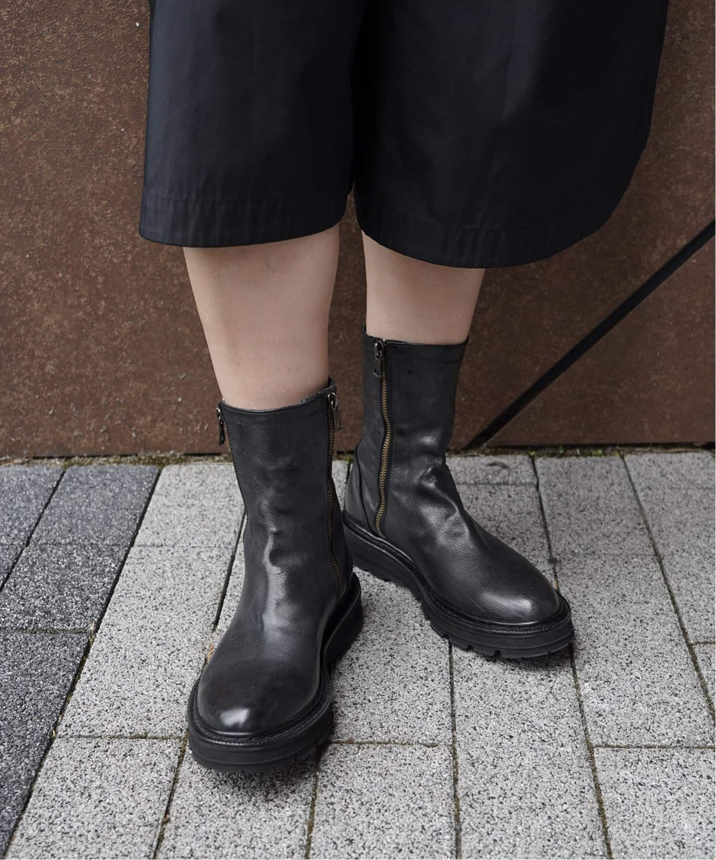 追加》【STURLINI 】BOTHS SIDE ZIP BOOTS（ブーティ・ショートブーツ