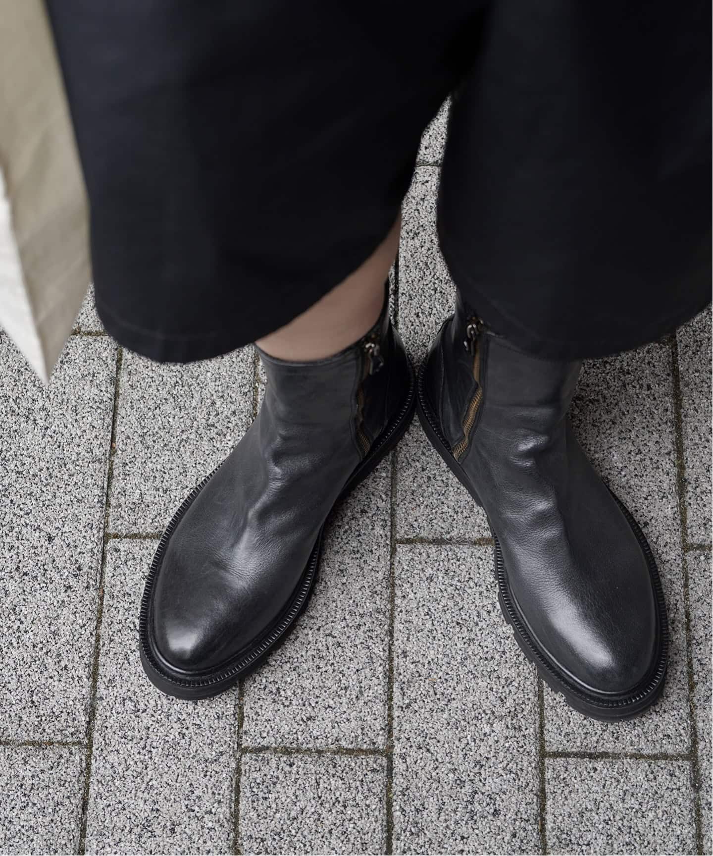 追加》【STURLINI 】BOTHS SIDE ZIP BOOTS（ブーティ・ショートブーツ