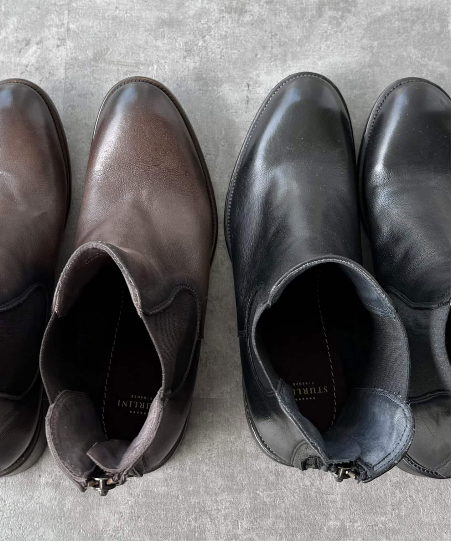 STURLINI 】BACK SIDE ZIP BOOTS（ブーティ・ショートブーツ