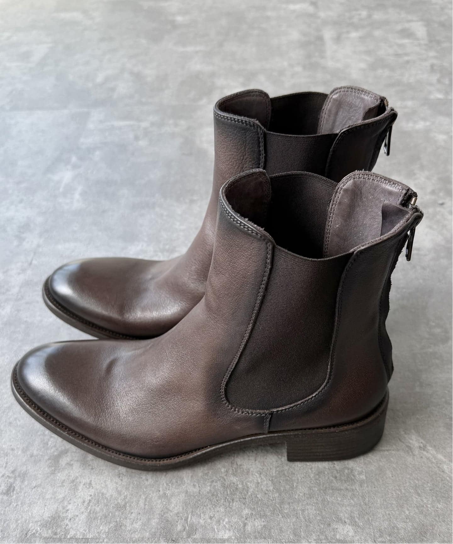 STURLINI 】BACK SIDE ZIP BOOTS（ブーティ・ショートブーツ