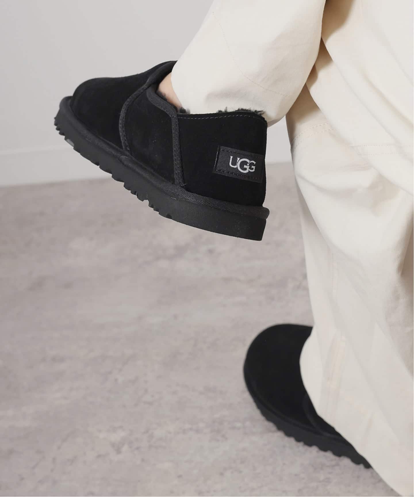 追加予約》【UGG/アグ】M KENTON：ボアシューズ 3010 BLACK/CHESTNUT