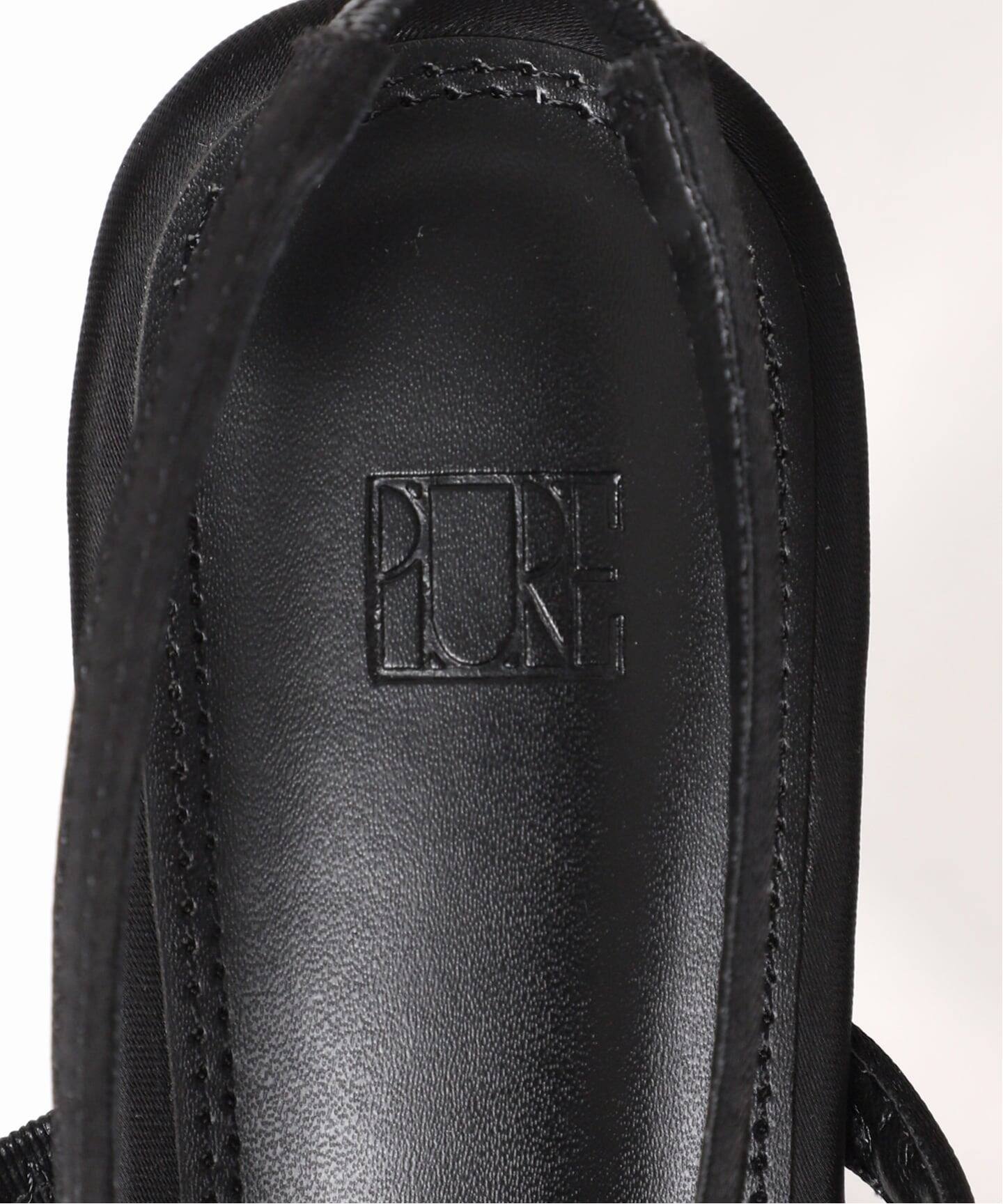 EPURE/エピュレ】 ETTE Satin Slingbacks（その他シューズ）｜JOURNAL