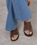 《予約》［26SS新作］RELUME トングヒールサンダル