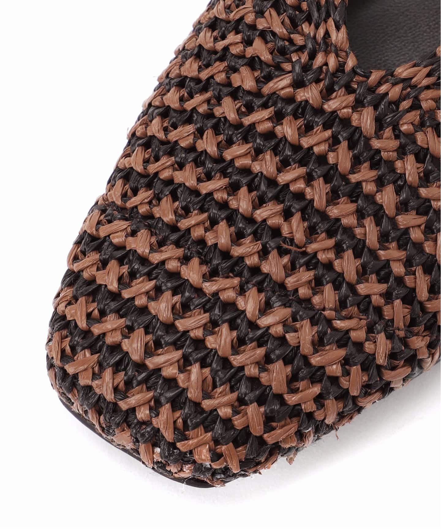 予約》［26SS新作］RELUME メッシュスクエアパンプス（フラット