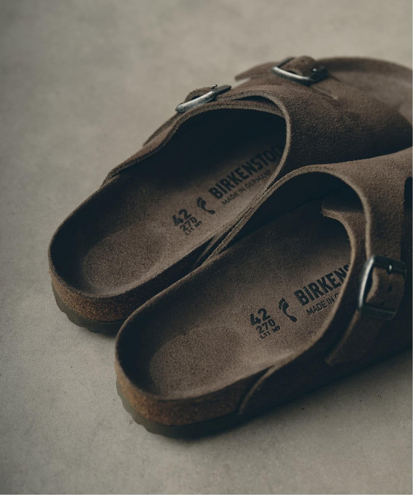BIRKENSTOCK / ビルケン 別注 チューリッヒ コンクリートグレー ナロー