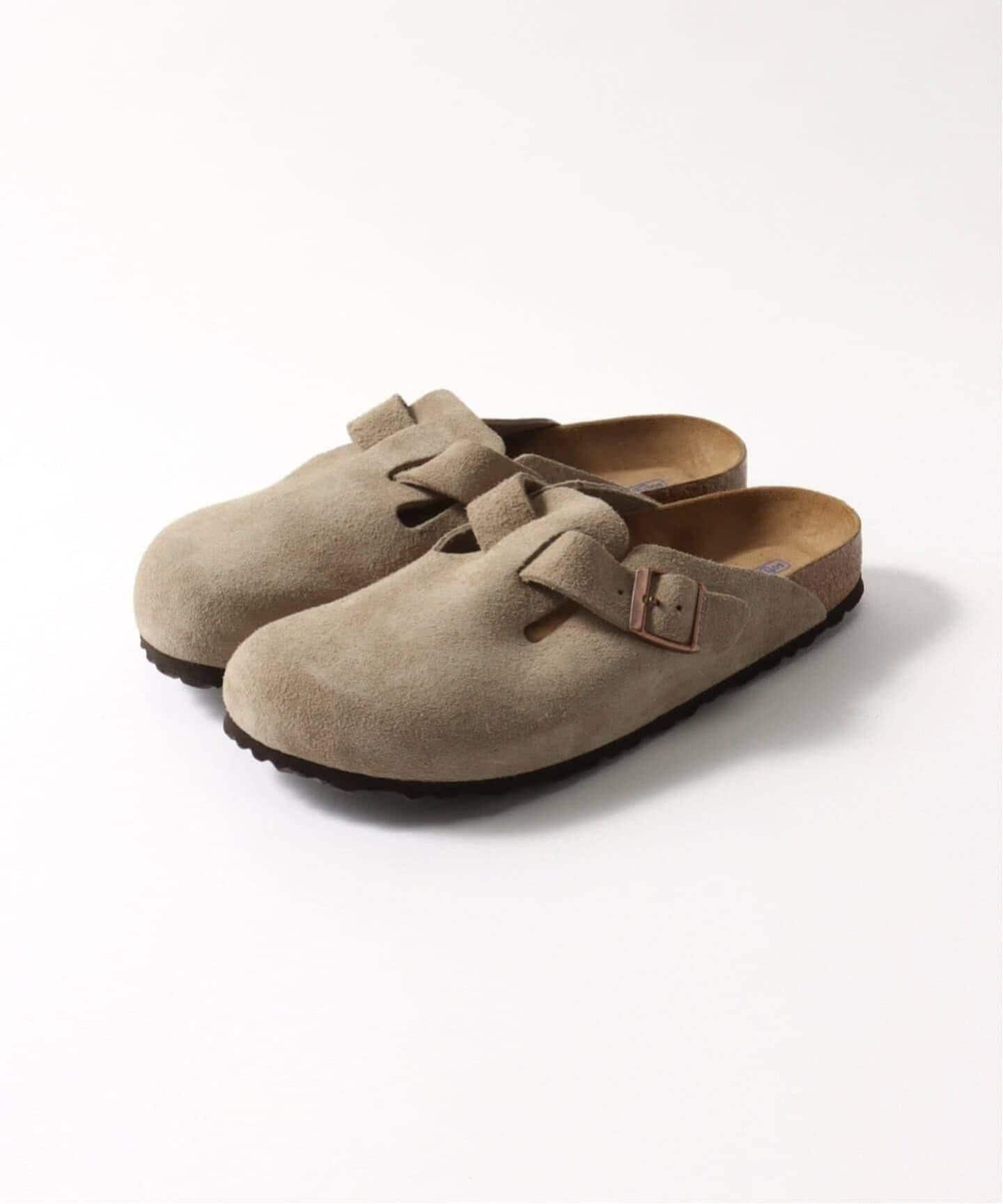 新品❣️ BIRKENSTOCK ボストン スエード サンダル タグ箱付属✨ナロー BIRKENSTOCK / ビルケンシュトック ボストン スエードレザー ナロー