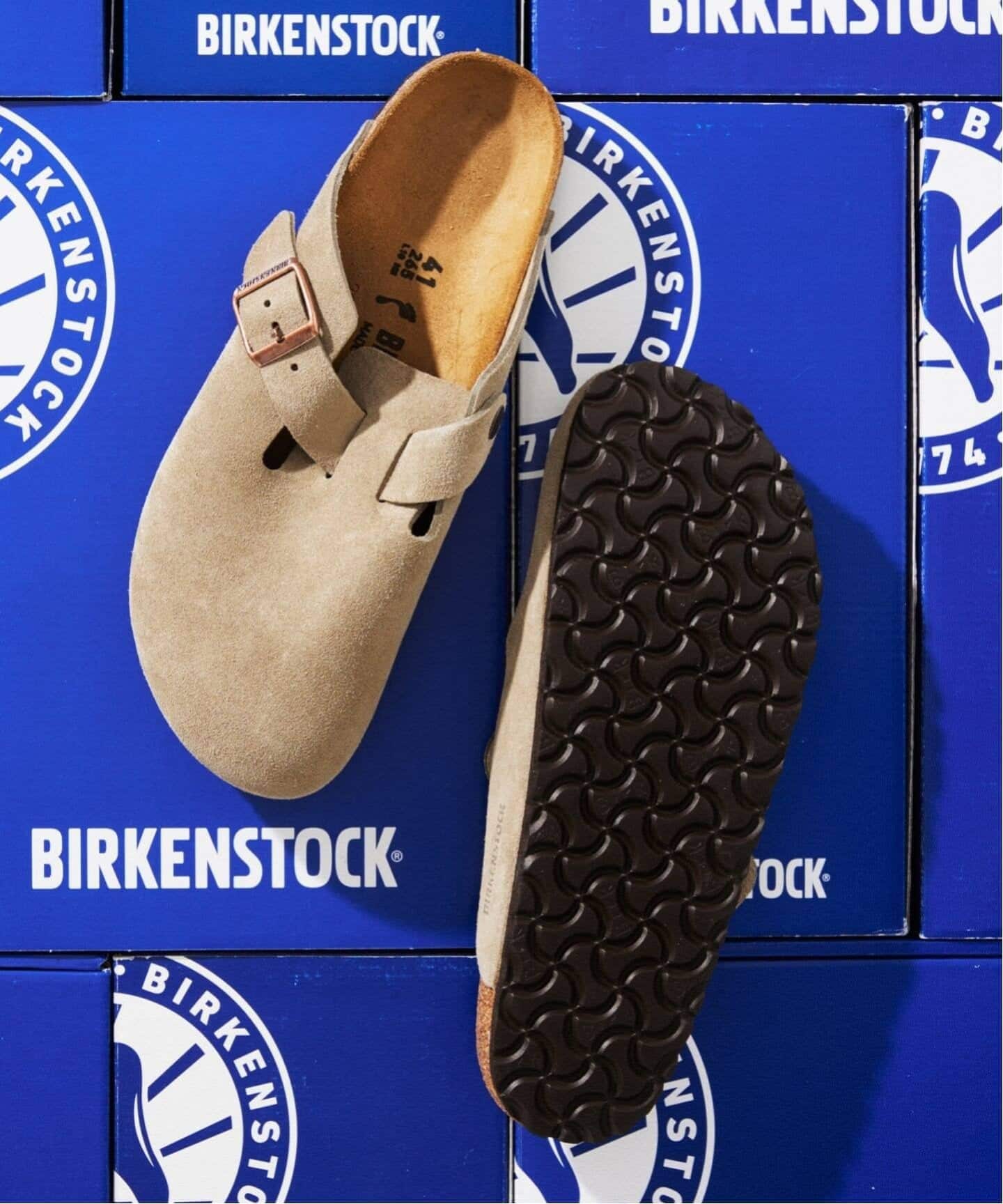 BIRKENSTOCK / ビルケンシュトック ボストン スエードレザー ナロー