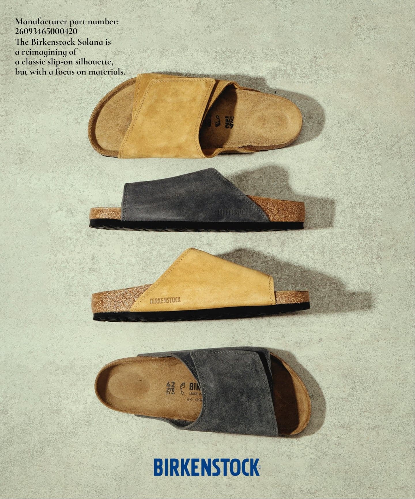 BIRKENSTOCK / ビルケンシュトック exclusive Solana ソラナ