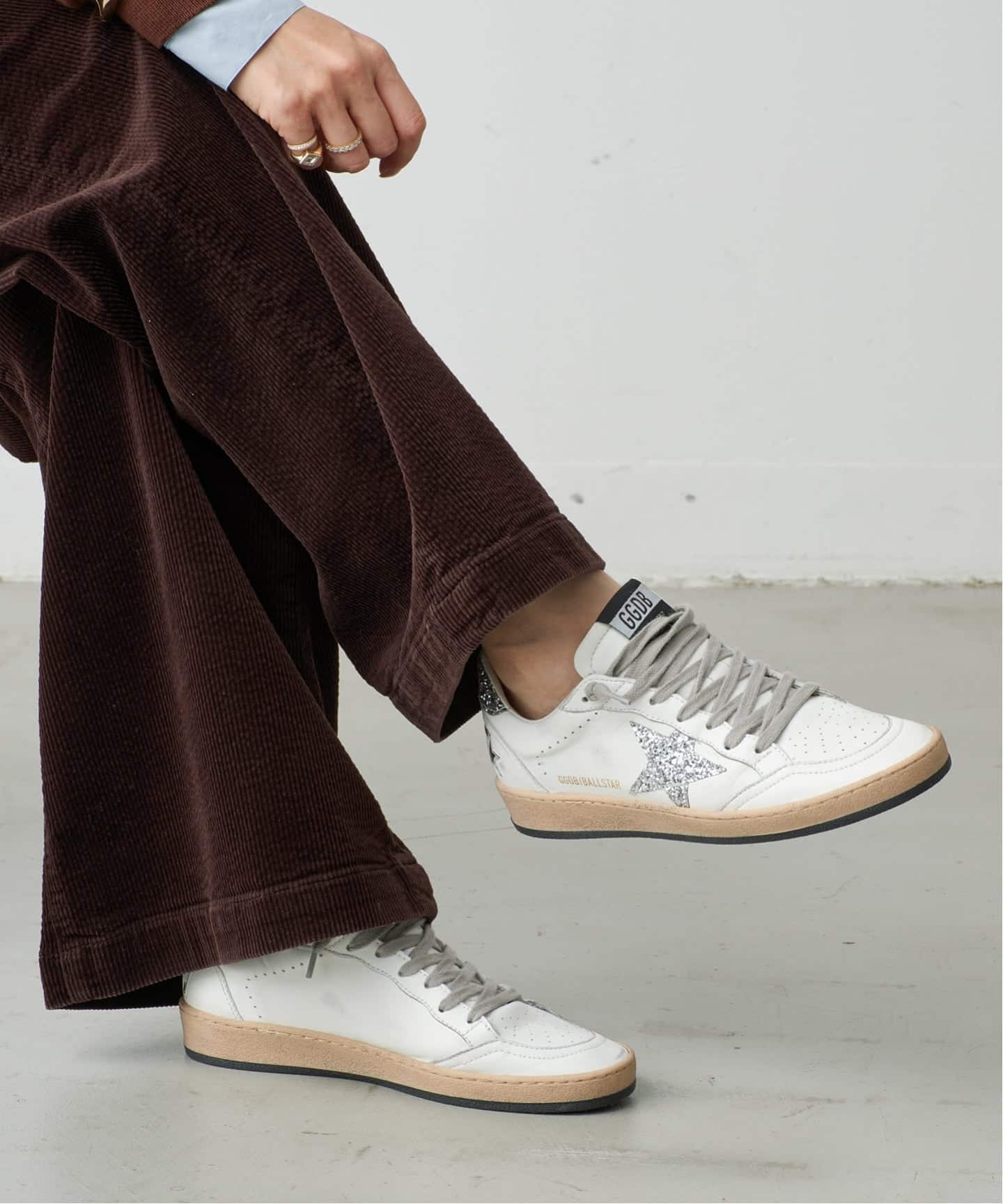 Deuxieme ClasseゴールデングースSTAR サイズフリー GOLDEN GOOSE / ゴールデングース】BALLSTAR GLITTER STAR（スニーカー