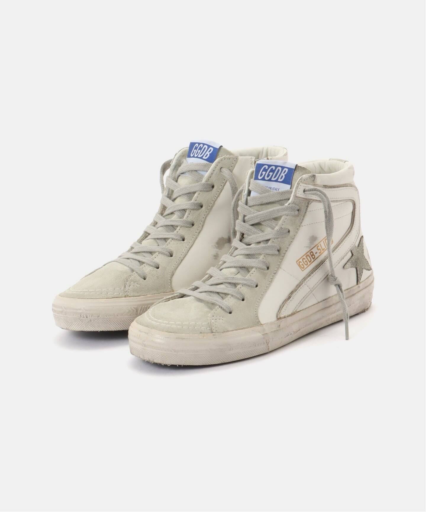 GOLDEN GOOSE / ゴールデングース】SLIDE LEATHER UPPER SUEDE S 