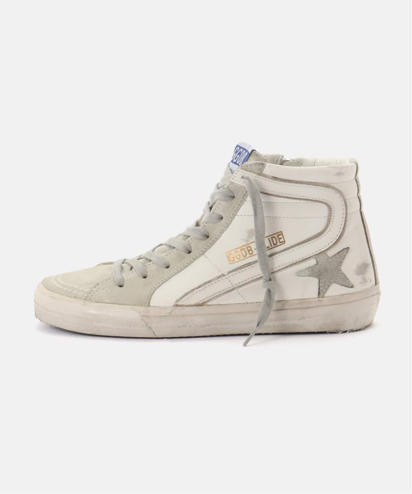 GOLDEN GOOSE / ゴールデングース】SLIDE LEATHER UPPER SUEDE S