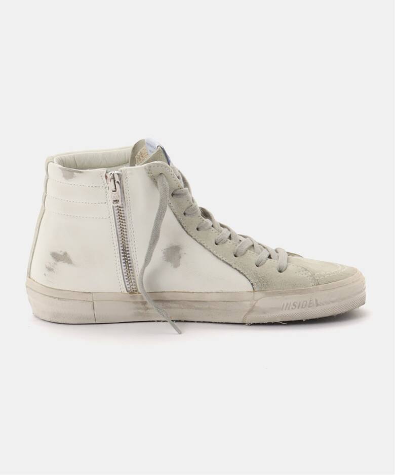 GOLDEN GOOSE / ゴールデングース】SLIDE LEATHER UPPER SUEDE S 