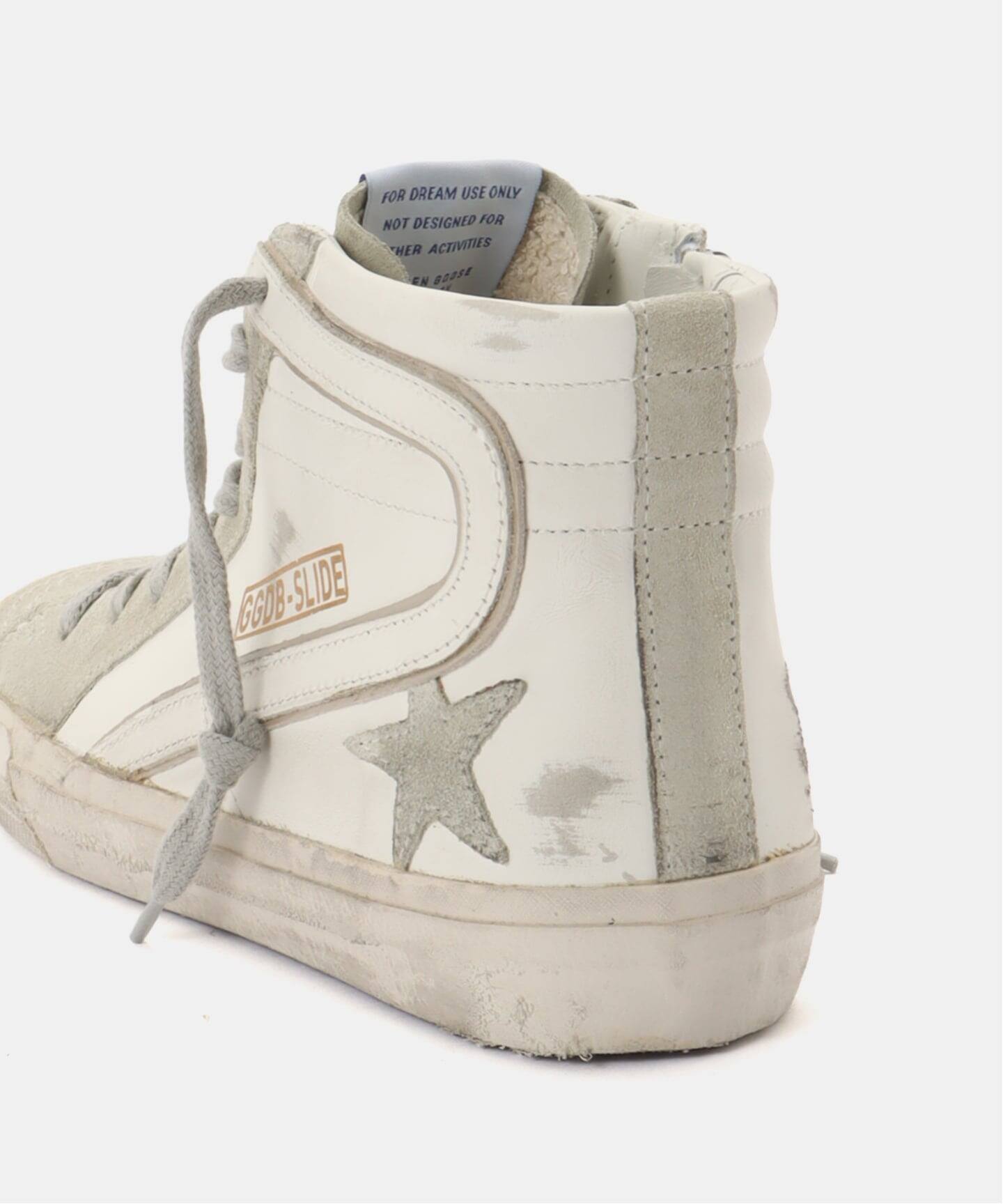 GOLDEN GOOSE / ゴールデングース】SLIDE LEATHER UPPER SUEDE S 