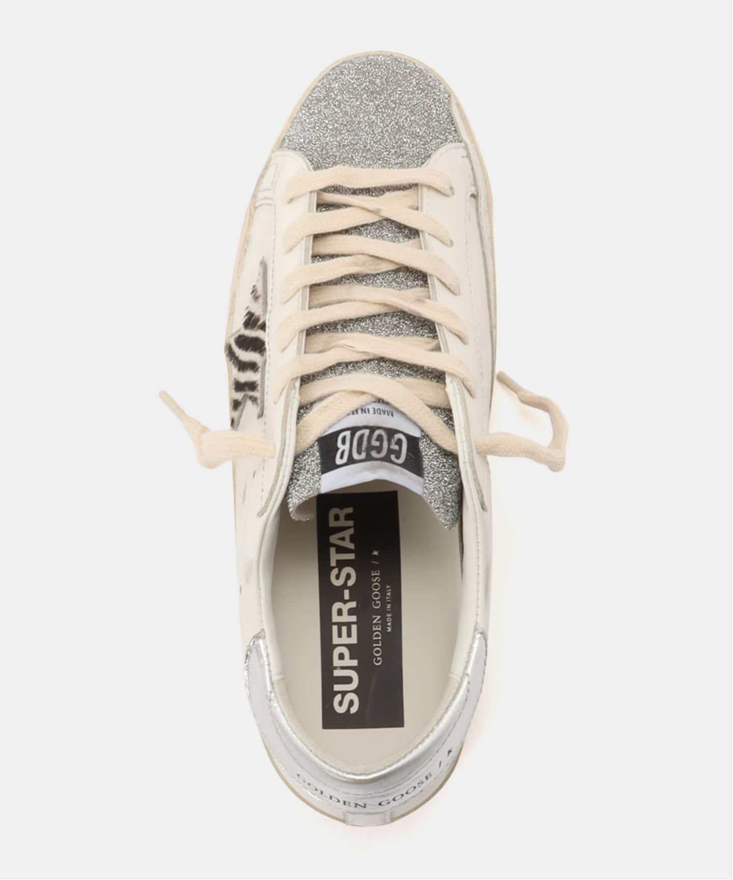 GOLDEN GOOSE / ゴールデングース】SUPER-STAR ZABRA CRYSTAL TO