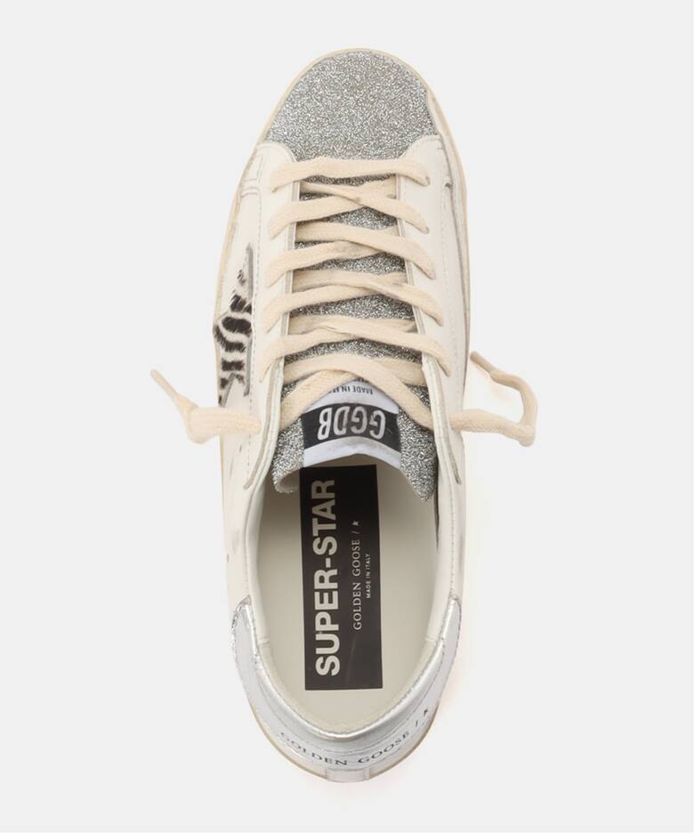 GOLDEN GOOSE / ゴールデングース】SUPER-STAR ZABRA CRYSTAL TO 
