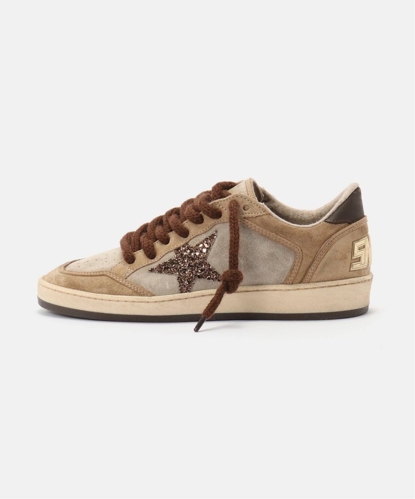 GOLDEN GOOSE / ゴールデングース】BALLSTAR SUEDE GLITTER STAR GOLDEN GOOSE / ゴールデングース】BALLSTAR SUEDE GLITTER STAR