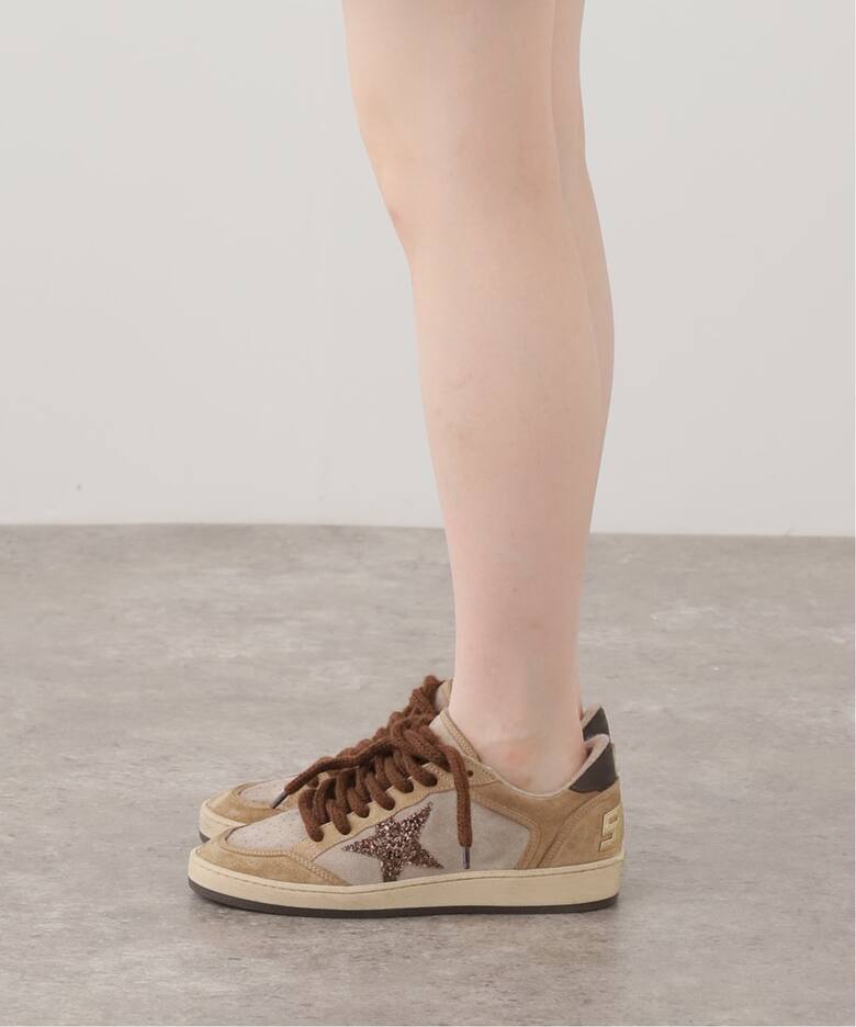 GOLDEN GOOSE / ゴールデングース】BALLSTAR SUEDE GLITTER STAR 