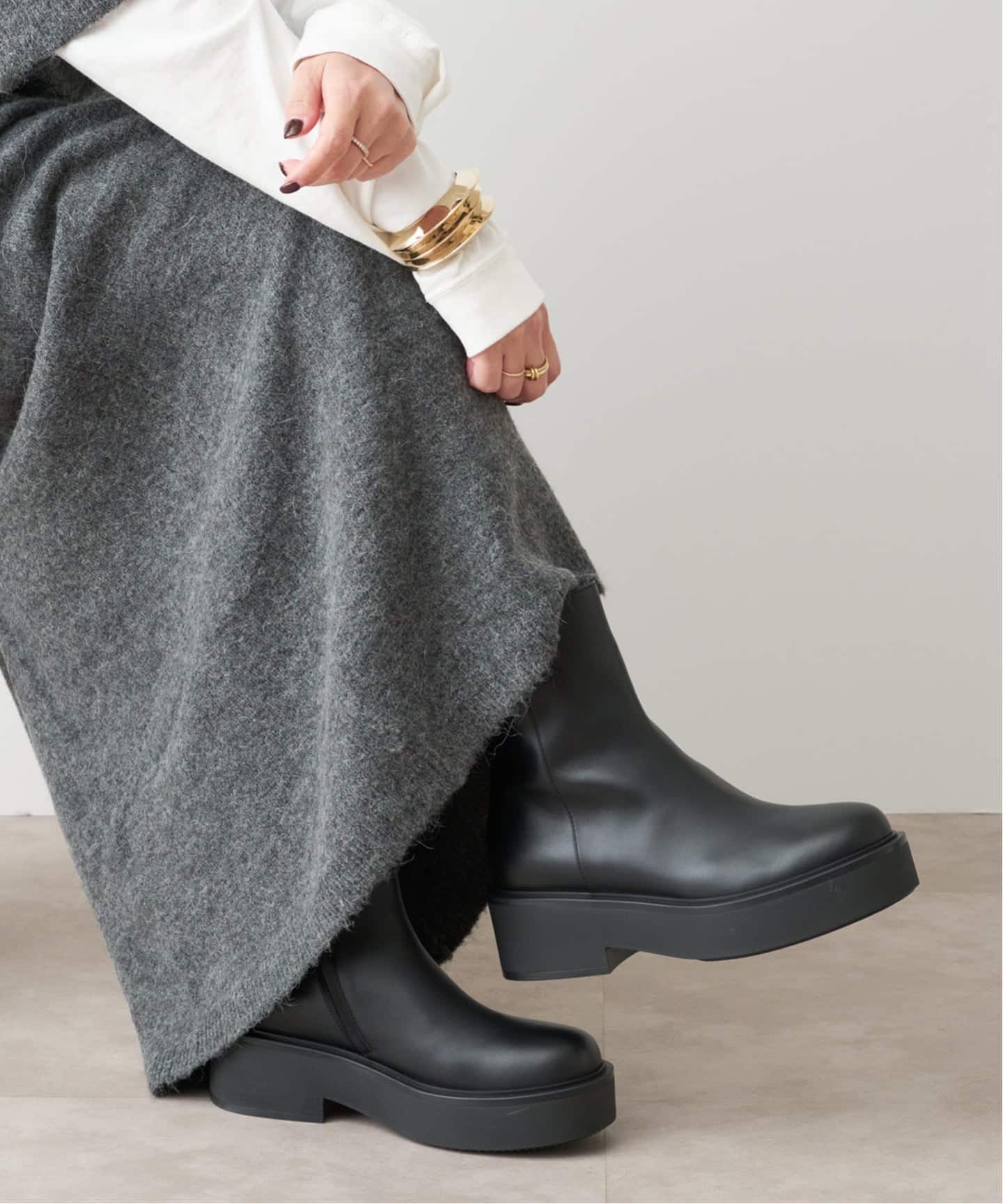 GIANVITO ROSSI/ジャンヴィト ロッシ】 VITELLO GLOVE BOOTS（ブーティ