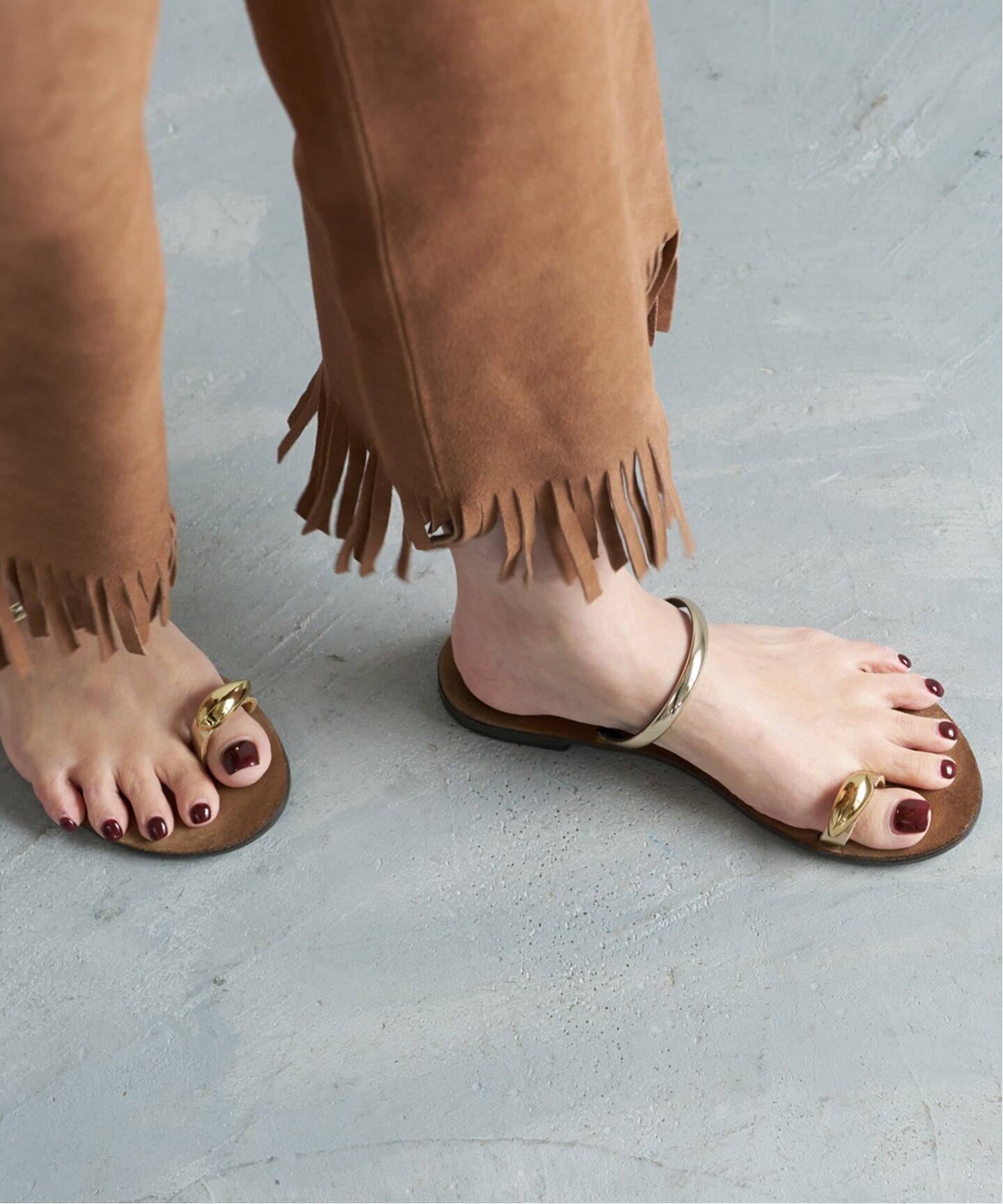 NICOLAS LAINAS/ニコラスライナス】 TONGS SANDAL（サンダル