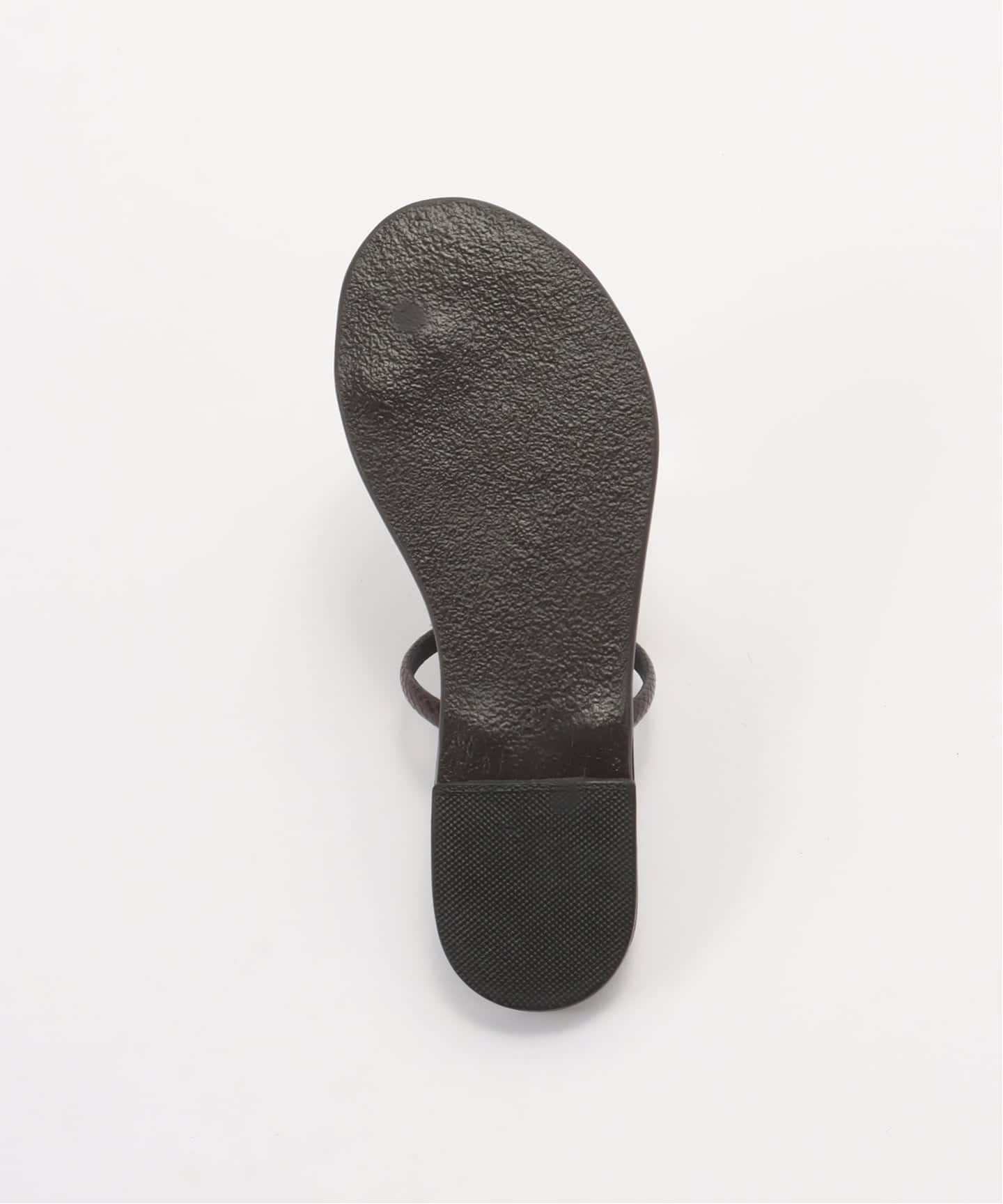 NICOLAS LAINAS/ニコラスライナス】BROWN SNAKE SANDAL（サンダル