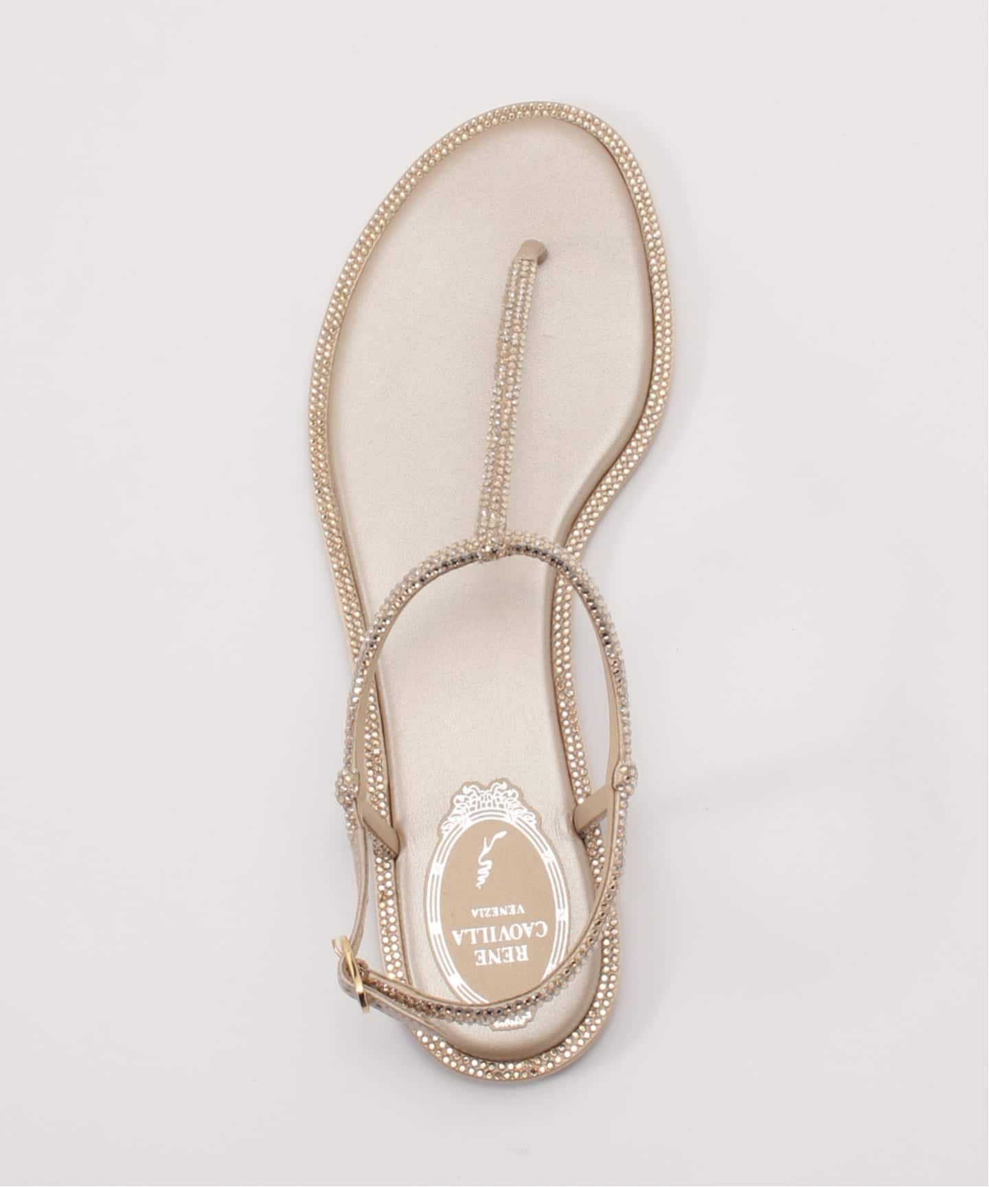 RENE CAOVILLA/レネ カオヴィラ】BIJOU FLAT サンダル（サンダル