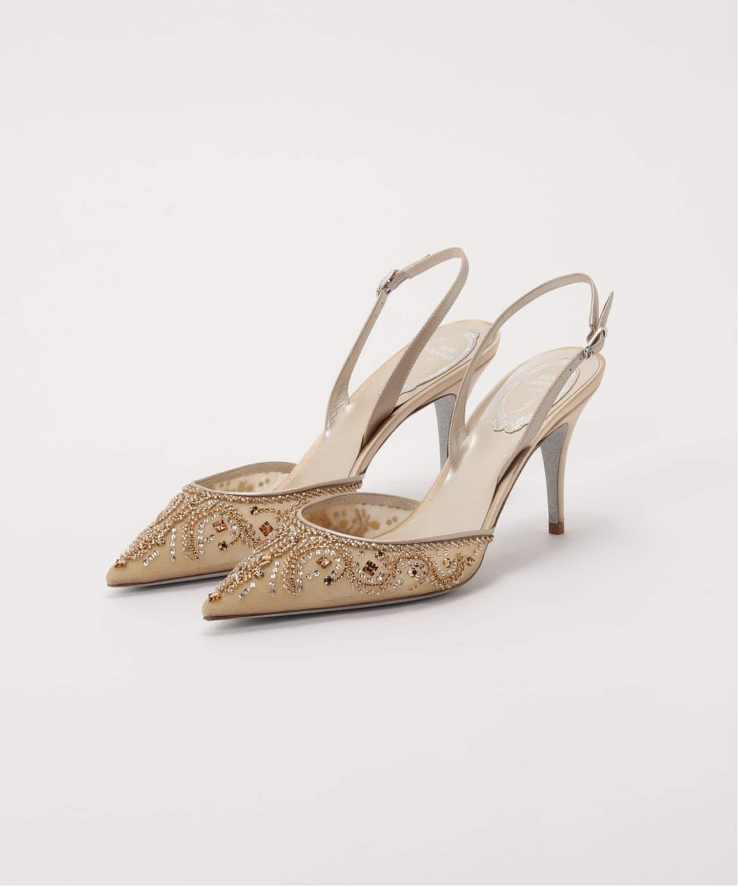 RENE CAOVILLA/レネ カオヴィラ】 BIJOU SLINGBACK ミュール（その他