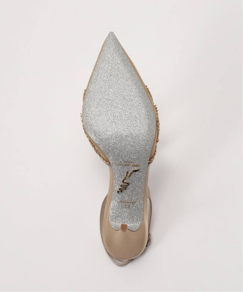 RENE CAOVILLA/レネ カオヴィラ】 BIJOU SLINGBACK ミュール（その他