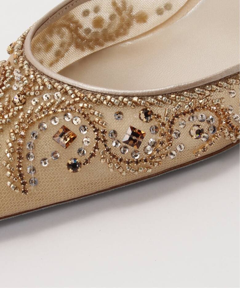 RENE CAOVILLA/レネ カオヴィラ】 BIJOU SLINGBACK ミュール（その他 