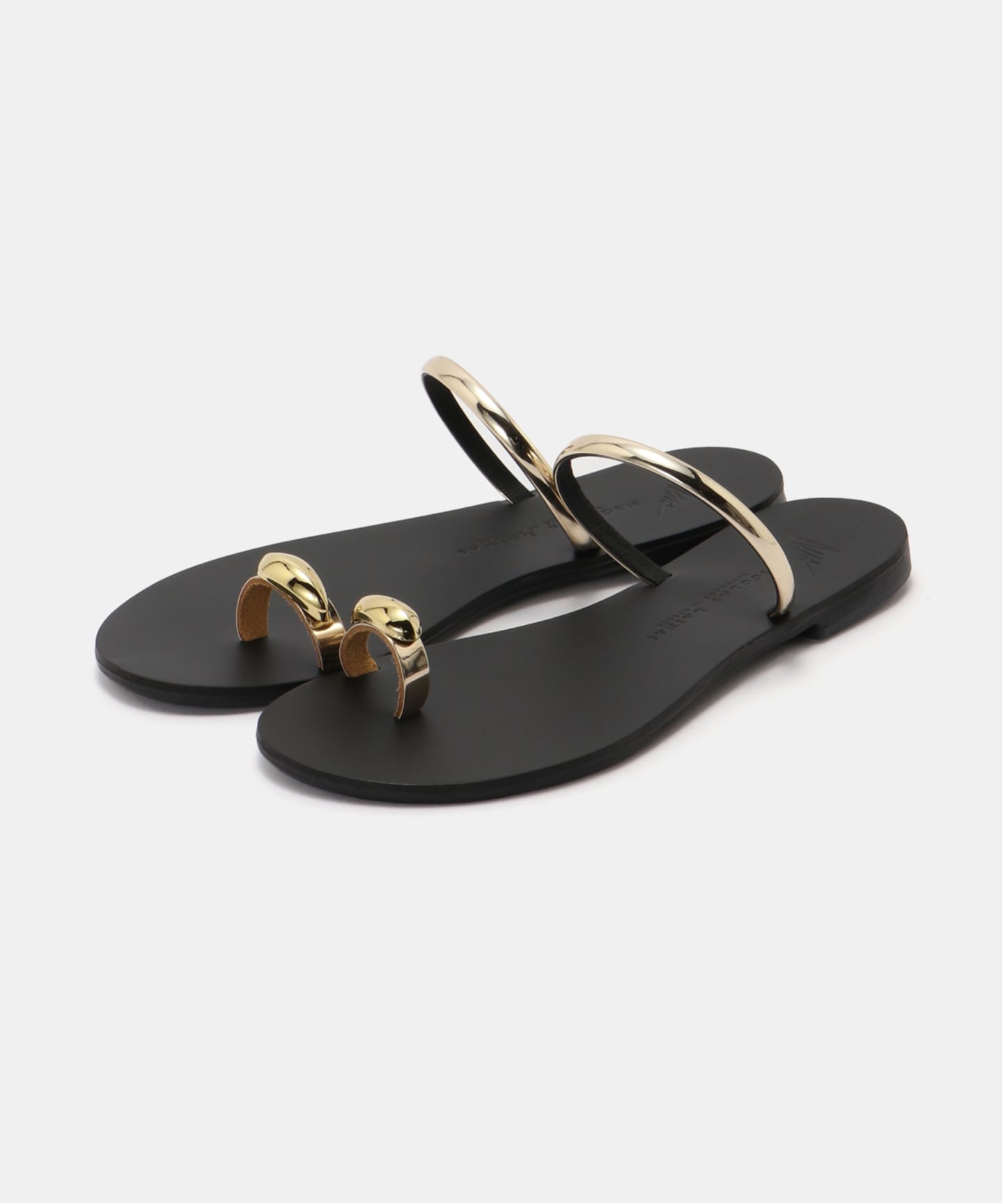 MUSE NICOLAS LAINAS ニコラス ライナス RING サンダル NICOLAS LAINAS/ニコラス ライナス】 RING SANDAL(ブラック)（サンダル