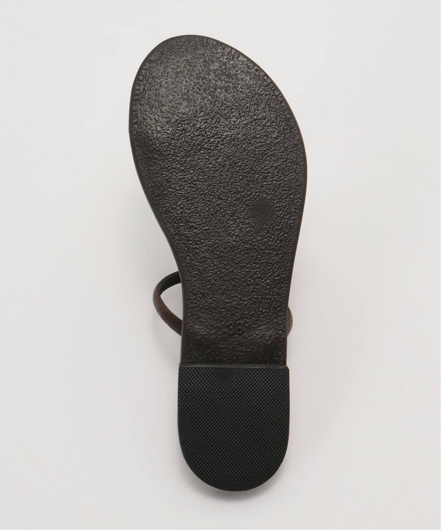 NICOLAS LAINAS/ニコラス ライナス】RING SANDAL(ブラウン)（サンダル
