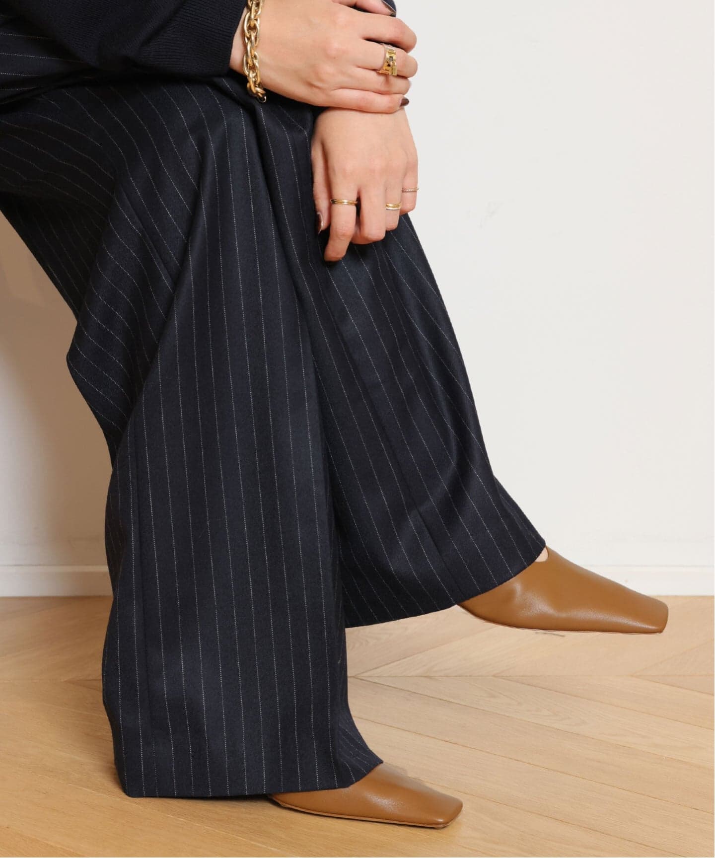 PAUL ANDREW/ポールアンドリュー】CHISEL SLINGバックシューズ(40mm