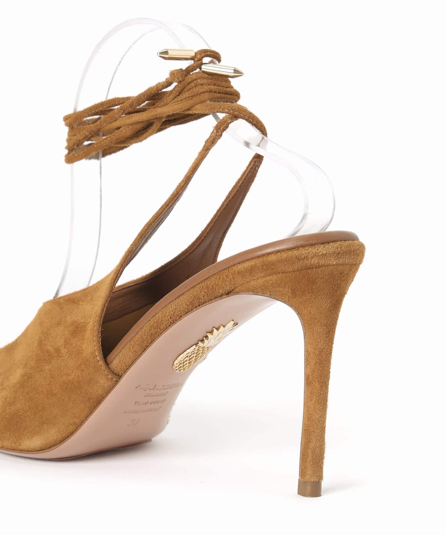 MUSE購入⭐︎AQUAZZURAアクアズーラ⭐︎クッションツイストサンダル⭐︎37 AQUAZZURA/アクアズーラ】LAIS サンダル（サンダル）｜MUSE de