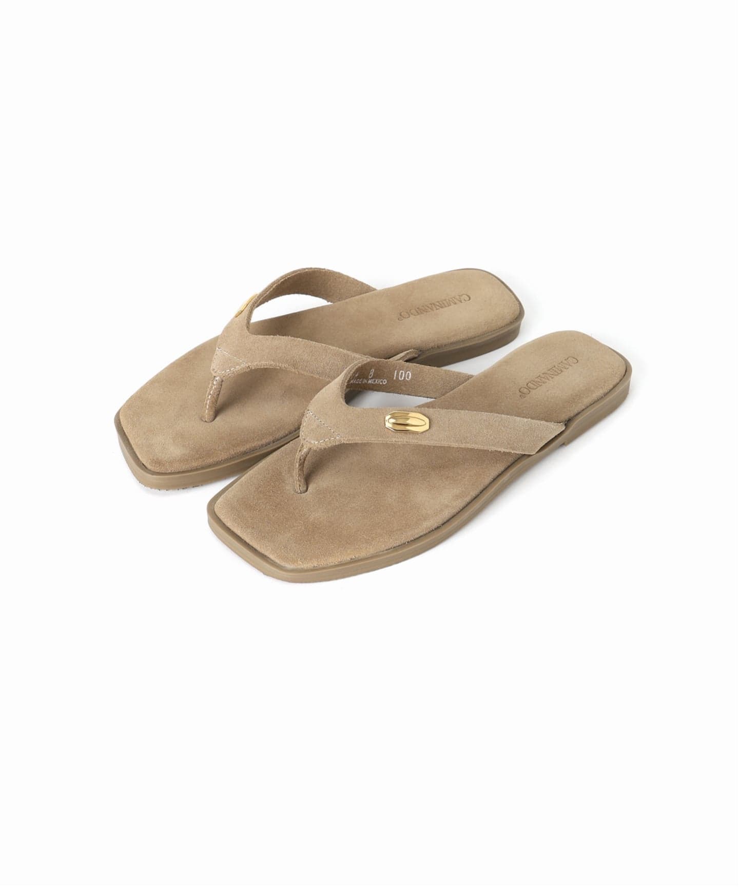 CAMINANDO カミナンド SUEDE THONG サンダル 25cm 美品 CAMINANDO/カミナンド】 SUEDE THONG サンダル（サンダル）｜MUSE de