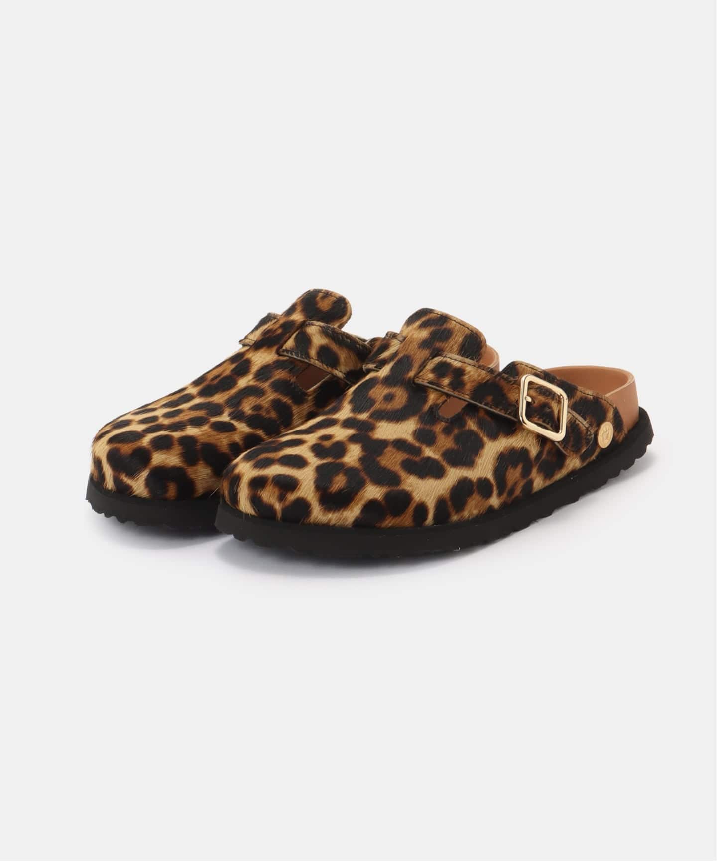 アパルトモンBIRKENSTOCKビルケンシュトック1774 BOSTON BIRKENSTOCK1774/ビルケンシュトック1774】 BOSTON FUR LEOPARD