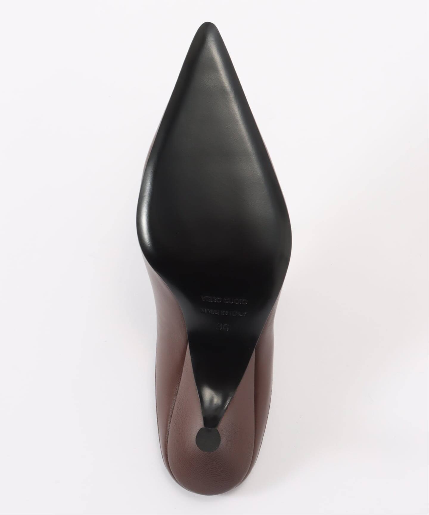 定価84,700円【GIA BORGHINIジアボルギーニ】クロコ型押しパンプス GIA BORGHINI/ジア ボルギーニ】 SABRINA MULE（パンプス）｜L