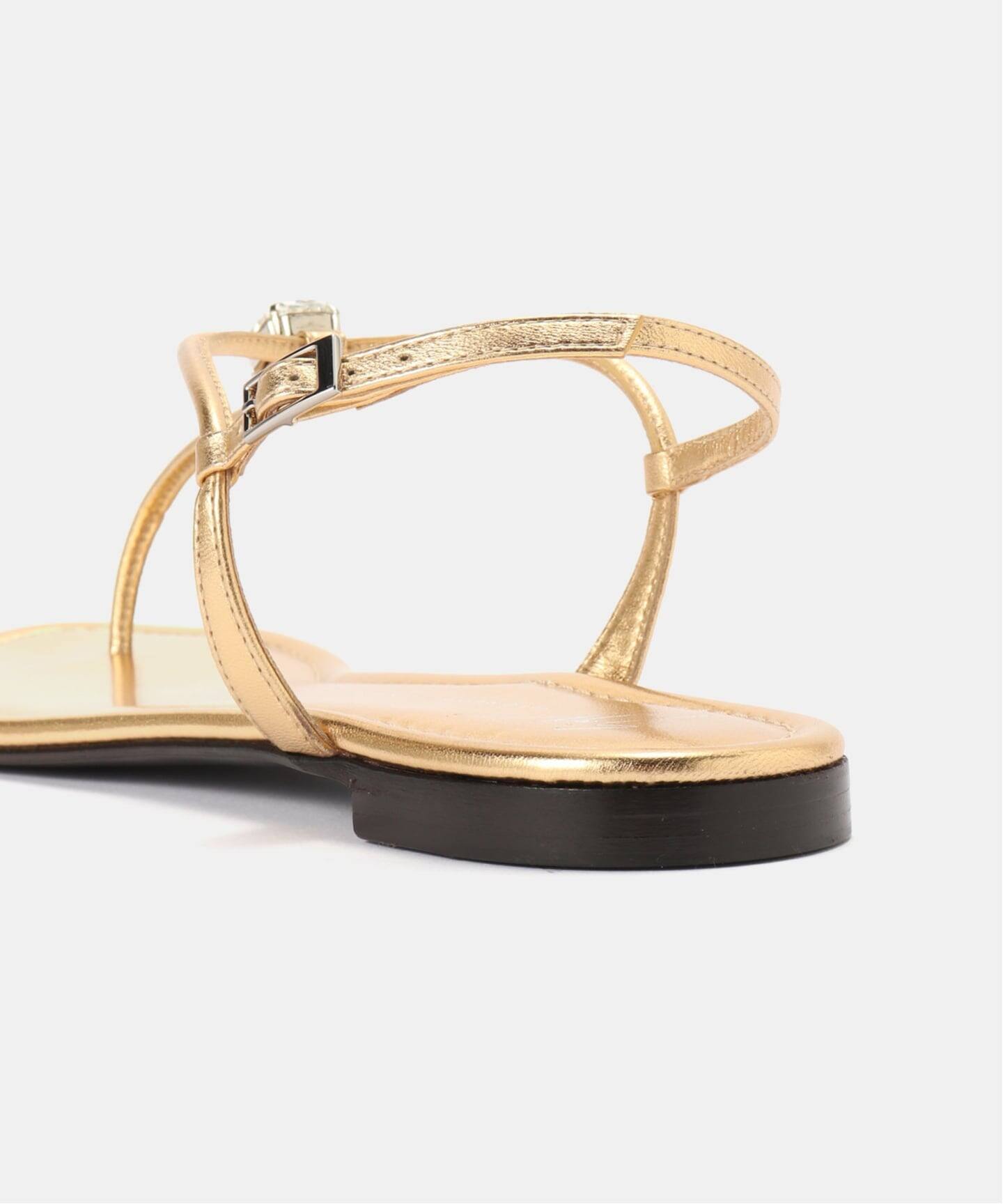 L'Appartement ジュゼッペ　ザノッティ　37 GIUSEPPE ZANOTTI/ジュゼッペ ザノッティ】 CRYSTAL GOLD TONG SANDAL