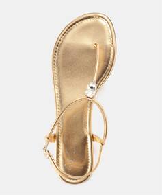 GIUSEPPE ZANOTTI/ジュゼッペ ザノッティ】 CRYSTAL GOLD TONG SANDAL 