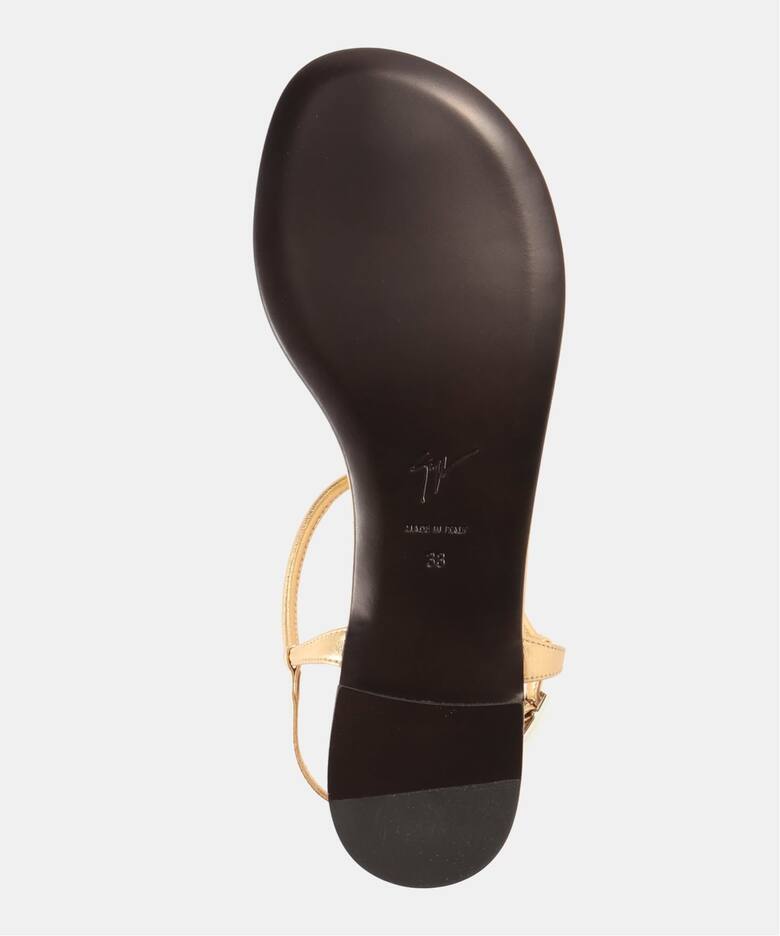 GIUSEPPE ZANOTTI/ジュゼッペ ザノッティ】 CRYSTAL GOLD TONG SANDAL 