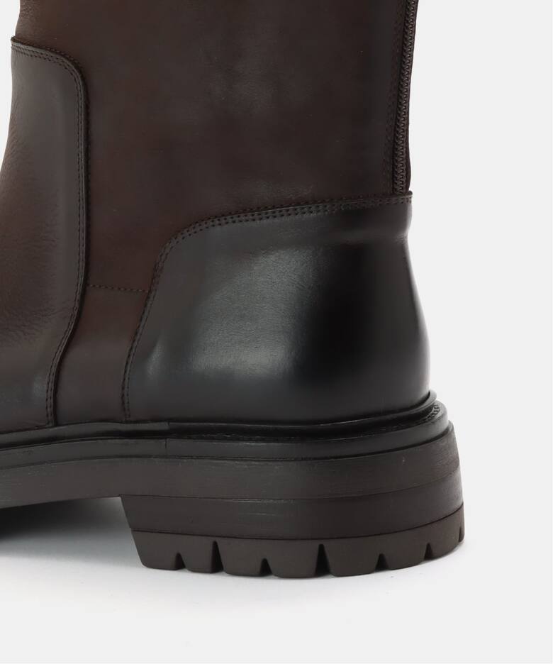 ELENA IACH/エレナ イアチ】 BELDED LONG BOOTS（ロングブーツ）｜L 
